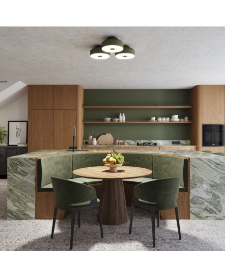 Plafon OMIQ zielony oliwkowy Sollux SL.1680