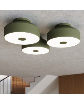 Plafon OMIQ zielony oliwkowy Sollux SL.1680