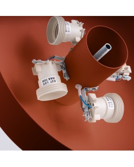 Plafon OMIQ ochra czerwona Sollux SL.1681