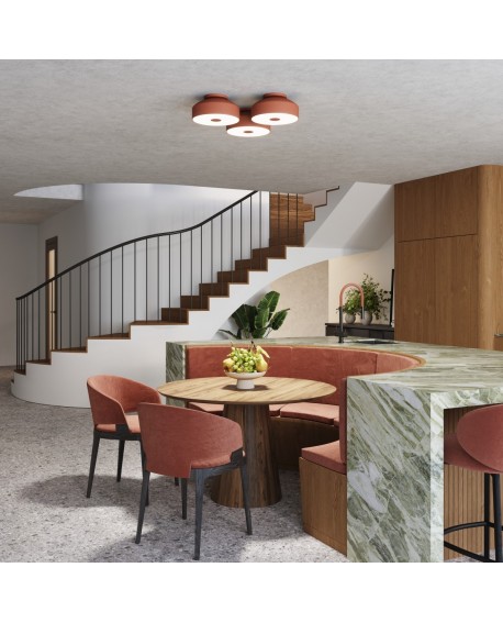 Plafon OMIQ ochra czerwona Sollux SL.1681