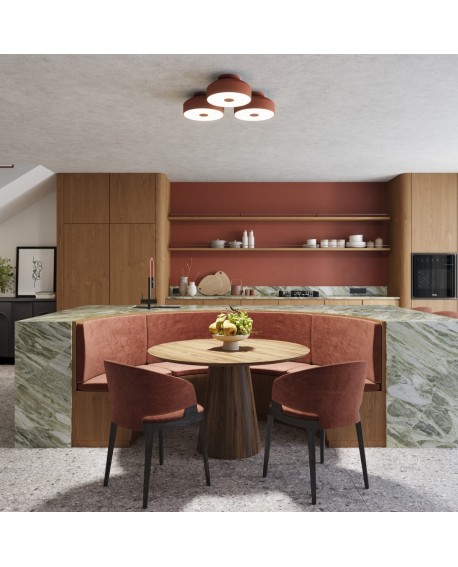 Plafon OMIQ ochra czerwona Sollux SL.1681