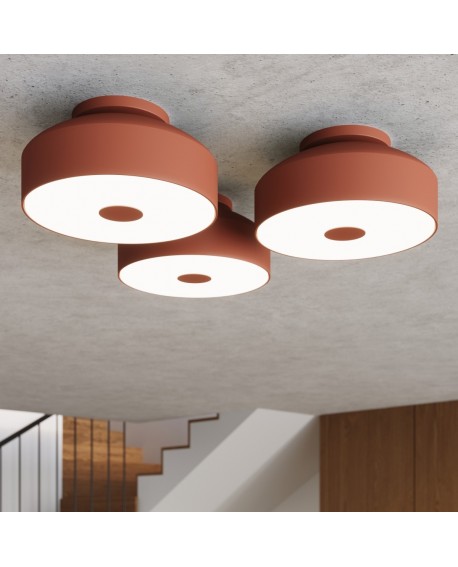 Plafon OMIQ ochra czerwona Sollux SL.1681