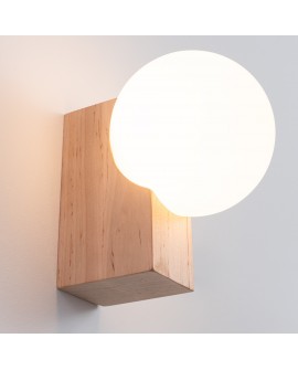 Kinkiet BULBO naturalne drewno Sollux SL.1682