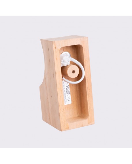 Kinkiet BULBO naturalne drewno Sollux SL.1682