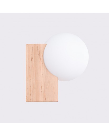 Kinkiet BULBO naturalne drewno Sollux SL.1682