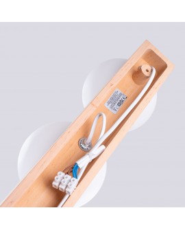 Plafon BULBO 3 naturalne drewno Sollux SL.1684