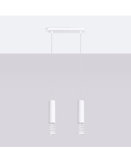 Lampa wisząca LAMI 2 biały Sollux SL.1687