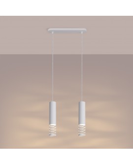 Lampa wisząca LAMI 2 biały Sollux SL.1687