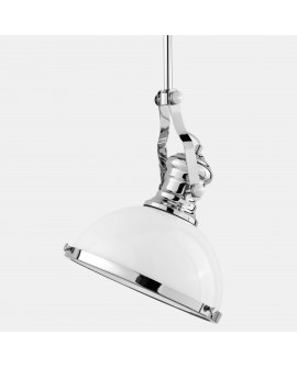 LAMPA WISZĄCA INDUSTRIALNA LOFT BIAŁA ETTORE