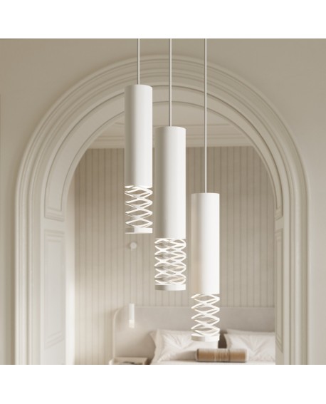 Lampa wisząca LAMI 2 biały Sollux SL.1687