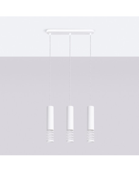 Lampa wisząca LAMI 3L biały Sollux SL.1688