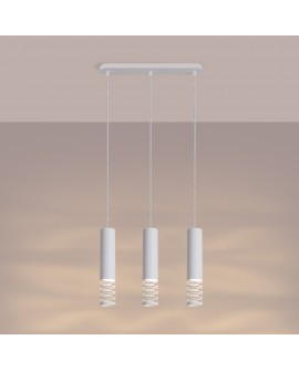 Lampa wisząca LAMI 3L biały Sollux SL.1688