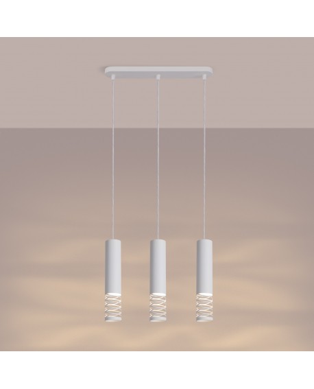 Lampa wisząca LAMI 3L biały Sollux SL.1688