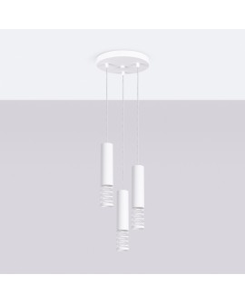 Lampa wisząca LAMI 3P biały Sollux SL.1689