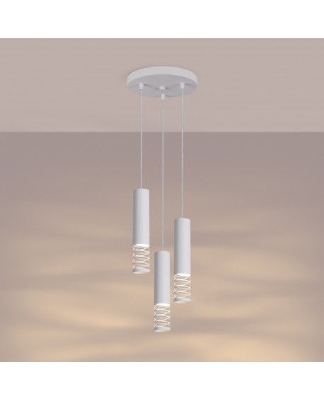 Lampa wisząca LAMI 3P biały Sollux SL.1689