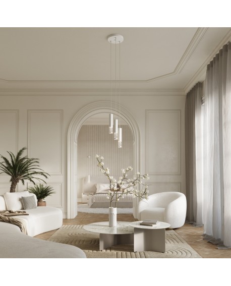 Lampa wisząca LAMI 3P biały Sollux SL.1689