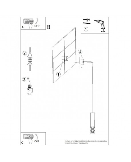 Kinkiet LAMI biały Sollux SL.1690