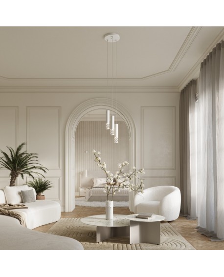 Lampa wisząca LIRO 1 biały Sollux SL.1691