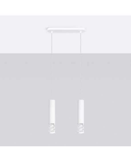 Lampa wisząca LIRO 2 biały Sollux SL.1692