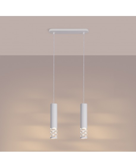 Lampa wisząca LIRO 2 biały Sollux SL.1692