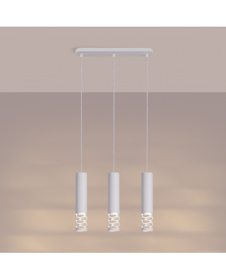 Lampa wisząca LIRO 3L biały Sollux SL.1693