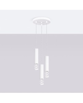 Lampa wisząca LIRO 3P biały Sollux SL.1694