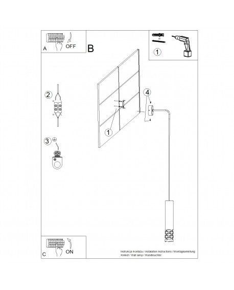 Kinkiet LIRO biały Sollux SL.1695