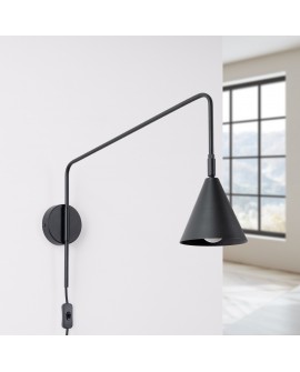 Kinkiet NOX czarny Sollux SL.1697