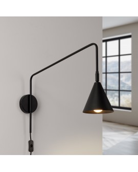 Kinkiet NOX czarny Sollux SL.1697