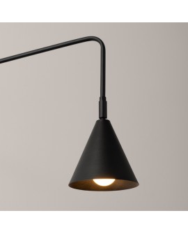 Kinkiet NOX czarny Sollux SL.1697