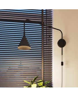 Kinkiet NOX czarny Sollux SL.1697