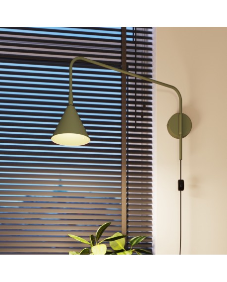 Kinkiet NOX zielona oliwka Sollux SL.1700