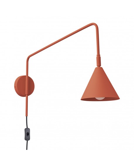 Kinkiet NOX ochra czerwona Sollux SL.1701