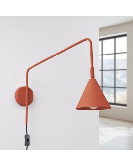 Kinkiet NOX ochra czerwona Sollux SL.1701