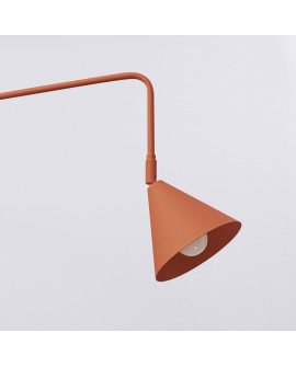 Kinkiet NOX ochra czerwona Sollux SL.1701