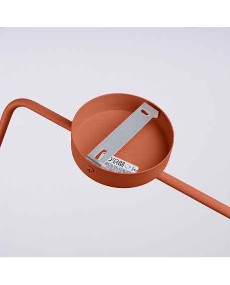 Kinkiet NOX ochra czerwona Sollux SL.1701