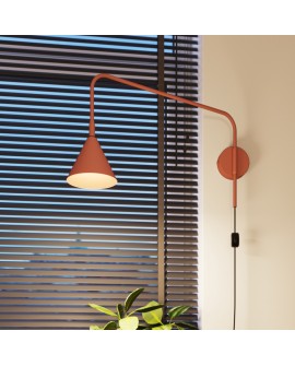 Kinkiet NOX ochra czerwona Sollux SL.1701