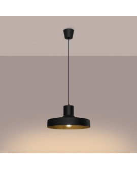 Lampa wisząca BILO czarna Sollux SL.1703