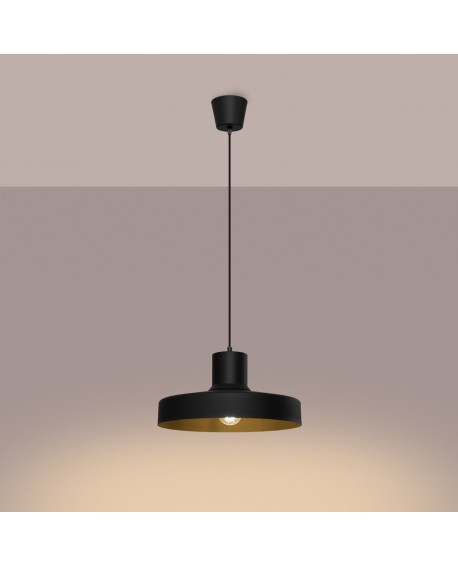 Lampa wisząca BILO czarna Sollux SL.1703