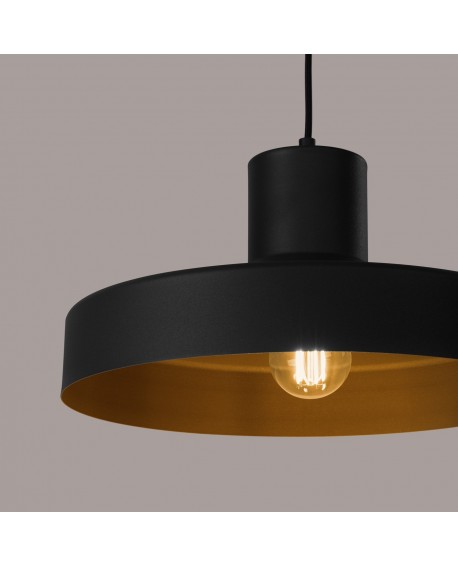 Lampa wisząca BILO czarna Sollux SL.1703