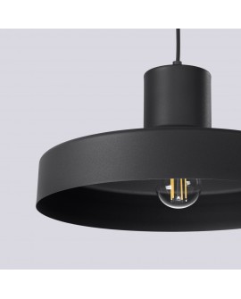 Lampa wisząca BILO czarna Sollux SL.1703