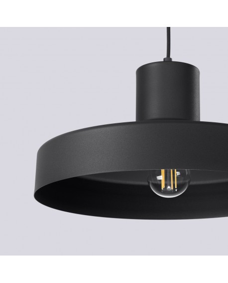 Lampa wisząca BILO czarna Sollux SL.1703