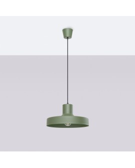 Lampa wisząca BILO zielona oliwka Sollux SL.1705