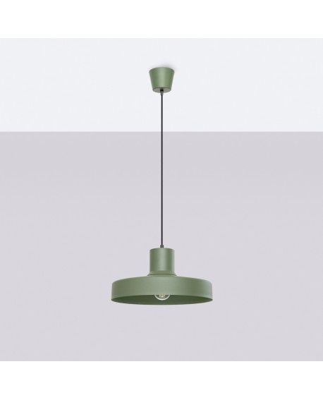 Lampa wisząca BILO zielona oliwka Sollux SL.1705