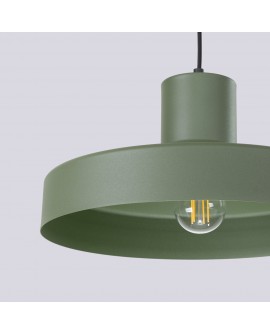 Lampa wisząca BILO zielona oliwka Sollux SL.1705