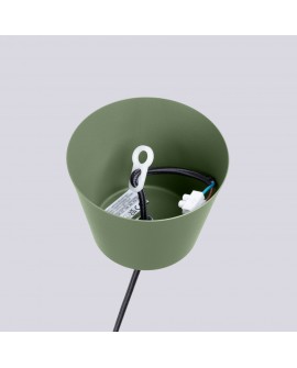 Lampa wisząca BILO zielona oliwka Sollux SL.1705