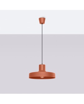 Lampa wisząca BILO ochra czerwona Sollux SL.1706