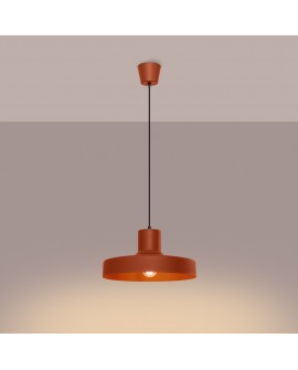 Lampa wisząca BILO ochra czerwona Sollux SL.1706