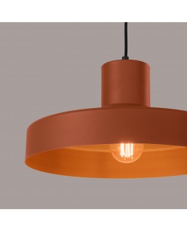 Lampa wisząca BILO ochra czerwona Sollux SL.1706