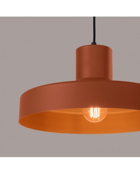 Lampa wisząca BILO ochra czerwona Sollux SL.1706